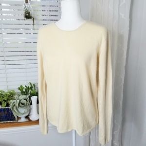Vintage Country Shop cream cashmere sweater